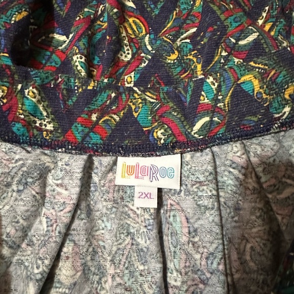 LuLaRoe Madison Skirt, 2XL - Picture 2 of 3